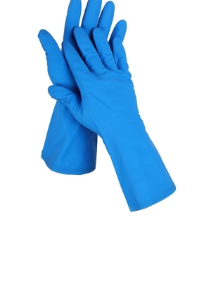 Mil Household Task Gloves Blue-Nitril der Küchen-Nitril-Lösungsmittel-beständiges Handschuh-15