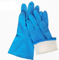 Mil Household Task Gloves Blue-Nitril der Küchen-Nitril-Lösungsmittel-beständiges Handschuh-15