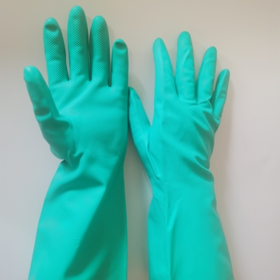 Handschuh-Chemikalienschutz XL des Nitril-15mil 13 Zoll Nitril-lösliche beständige Handschuh-