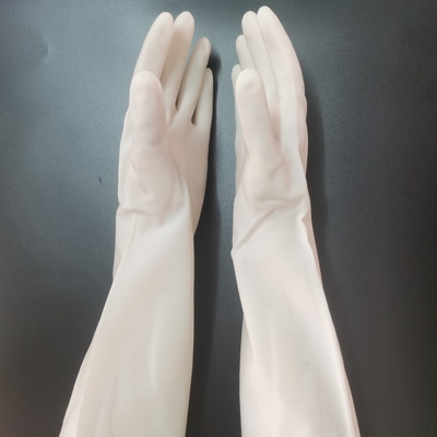 38cm Hochleistungsnitril-Handschuhe Unflock, das 15 Mil Dishwashing Cleaning Gloves zeichnet