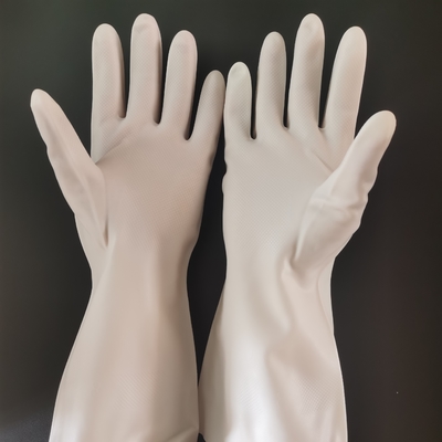 Unflock, das Nitril-Reinigung herauf Handschuhe 32CM 15 Mil Chemical Resistant Gloves Nitrile zeichnet