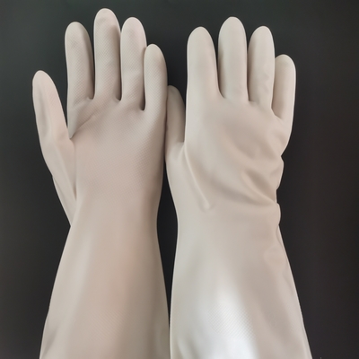 13 Nitril-lösliche beständige Handschuhe Mil Nitrile Dish Gloves Homes 320MM