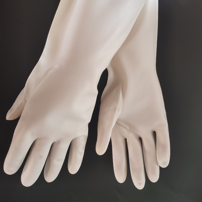13 Mil Nitrile Dishwashing Gloves Restaurant, der dauerhaften weißen Nitril-Handschuh säubert