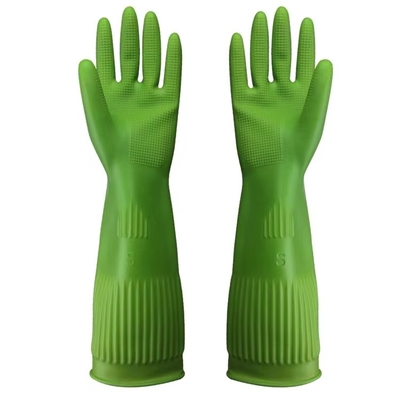 38CM Latex-freie Küchen-Handschuh-Chemikalienbeständigkeits-besonders lange Abwasch-Handschuhe