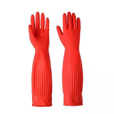 Extra lange Manschetten Extra lange Reinigungshandschuhe 380mm Länge Flexible Hohe Flexibilität Wiederverwendbare Handschuhe für die Reinigung