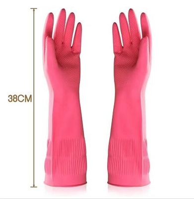 besonders lange Reinigungshandschuhe 100G/Pair 38CM geschart, besonders lange Teller-Handschuhe zeichnend