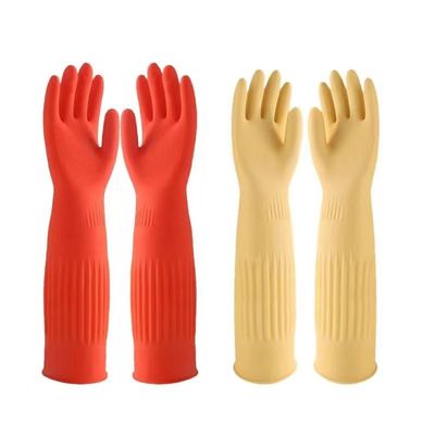 Hochflexible, beflockte LATEX-Handschuhe für industrielle Arbeiten in feuchten Umgebungen