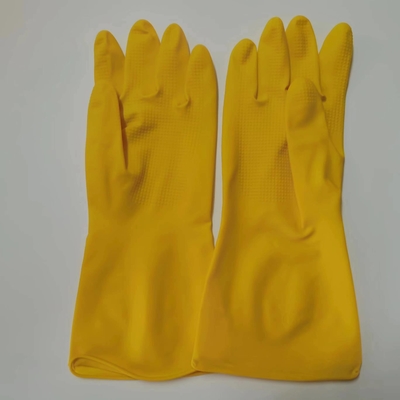 30-32cm chemische beständige Latex-Handschuhe, die industriellen Latex-Handschuh verdicken