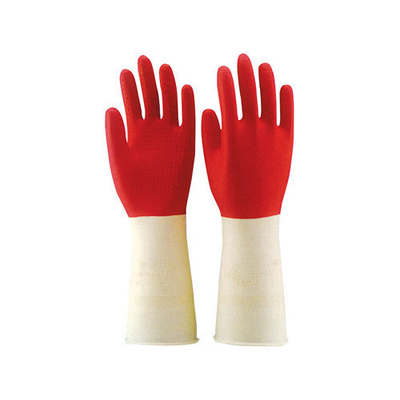 Küche des Haushalts-industrielle Latex-Handschuh-32CM geschart, Teller-Reinigungs-Handschuh zeichnend