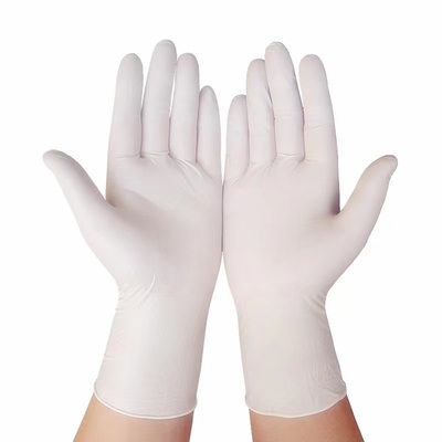 20cm 24cm Krankenhaus-Nitril-Handschuhe imprägniern Wegwerf Meciacal-Prüfung