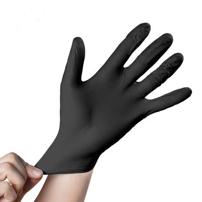 Große Einweg-Nitrilhandschuhe, 9 Zoll, ölbeständig, flexible Handschuhe, konzipiert für medizinische und schwere Industriearbeiten