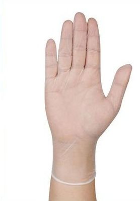 Wasserdichte Wegwerfvinylhandschuh-Isolat-Bakterien-Krankenhaus-Vinylprüfungs-Handschuhe