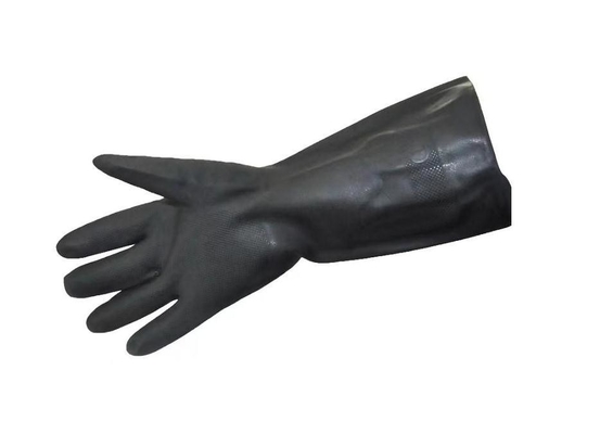 Harte Beanspruchung löslicher Widerstand-Neopren-chemische Handschuh-Diamond Grips 330mm