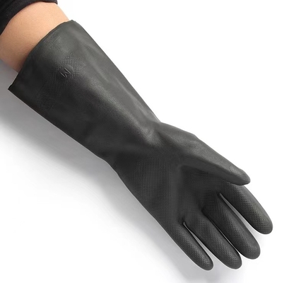 Hochleistungsneopren-chemische Handschuhe 13 Zoll industrielle Neopren-schnitten beständige Handschuhe