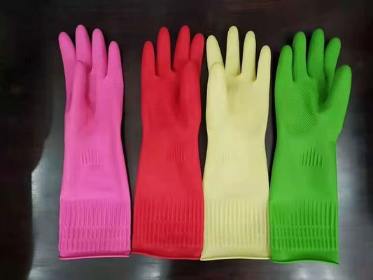 100 g pro Paar robuste Arbeitshandschuhe mit einer Länge von 380 Millimetern, die für den Schutz der Finger in verschiedenen Branchen konzipiert sind