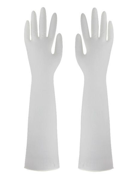 Handschuhe mit einer Dicke von 4 bis 6 Mil Ölbeständigkeit Schutzhandschuhe mit einer Dicke von 400 mm Konstruktion für Ölbehandlung und chemische Sicherheitsanwendungen